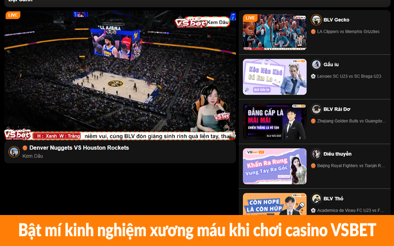 Bật mí kinh nghiệm xương máu khi chơi casino VSBET Bật mí kinh nghiệm xương máu khi chơi casino VSBET