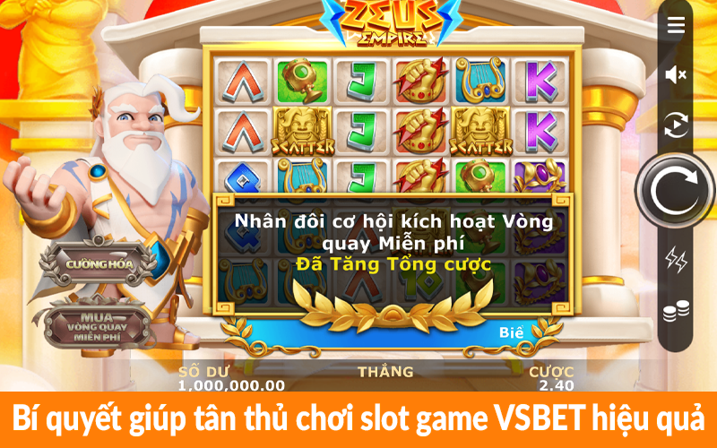 Bí quyết giúp tân thủ chơi slot game VSBET hiệu quả Bí quyết giúp tân thủ chơi slot game VSBET hiệu quả