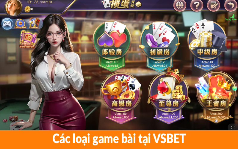 Các loại game bài tại VSBET Các loại game bài tại VSBET