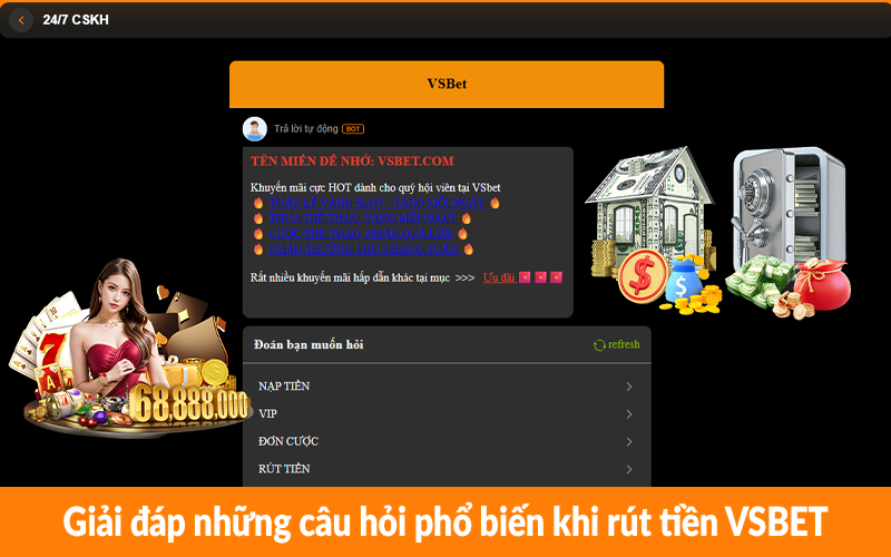 Giải đáp những câu hỏi phổ biến khi rút tiền VSBET Giải đáp những câu hỏi phổ biến khi rút tiền VSBET