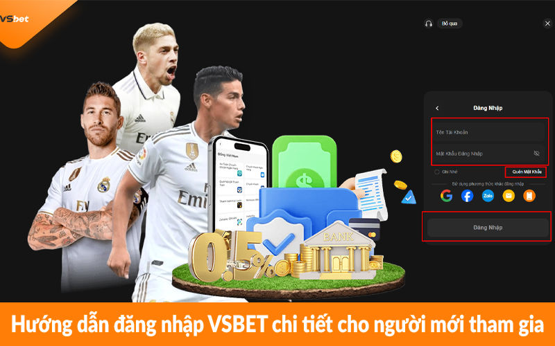 Hướng dẫn đăng nhập VSBET chi tiết cho người mới tham gia