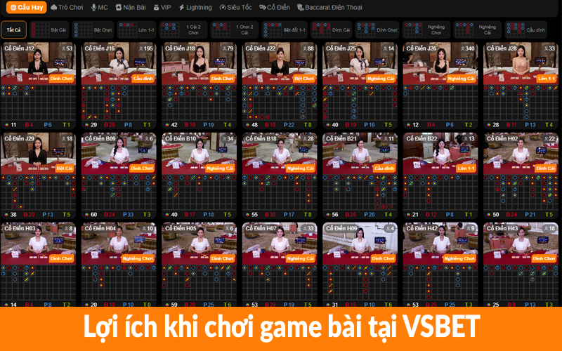 Lợi ích khi chơi game bài tại VSBET Lợi ích khi chơi game bài tại VSBET