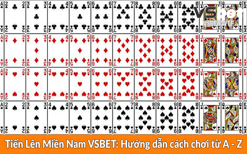 Tiến Lên Miền Nam VSBET: Hướng dẫn cách chơi từ A - Z
