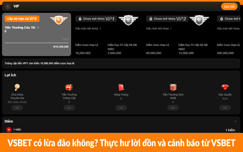 VSBET có lừa đảo không? Thực hư lời đồn và cảnh báo từ VSBET